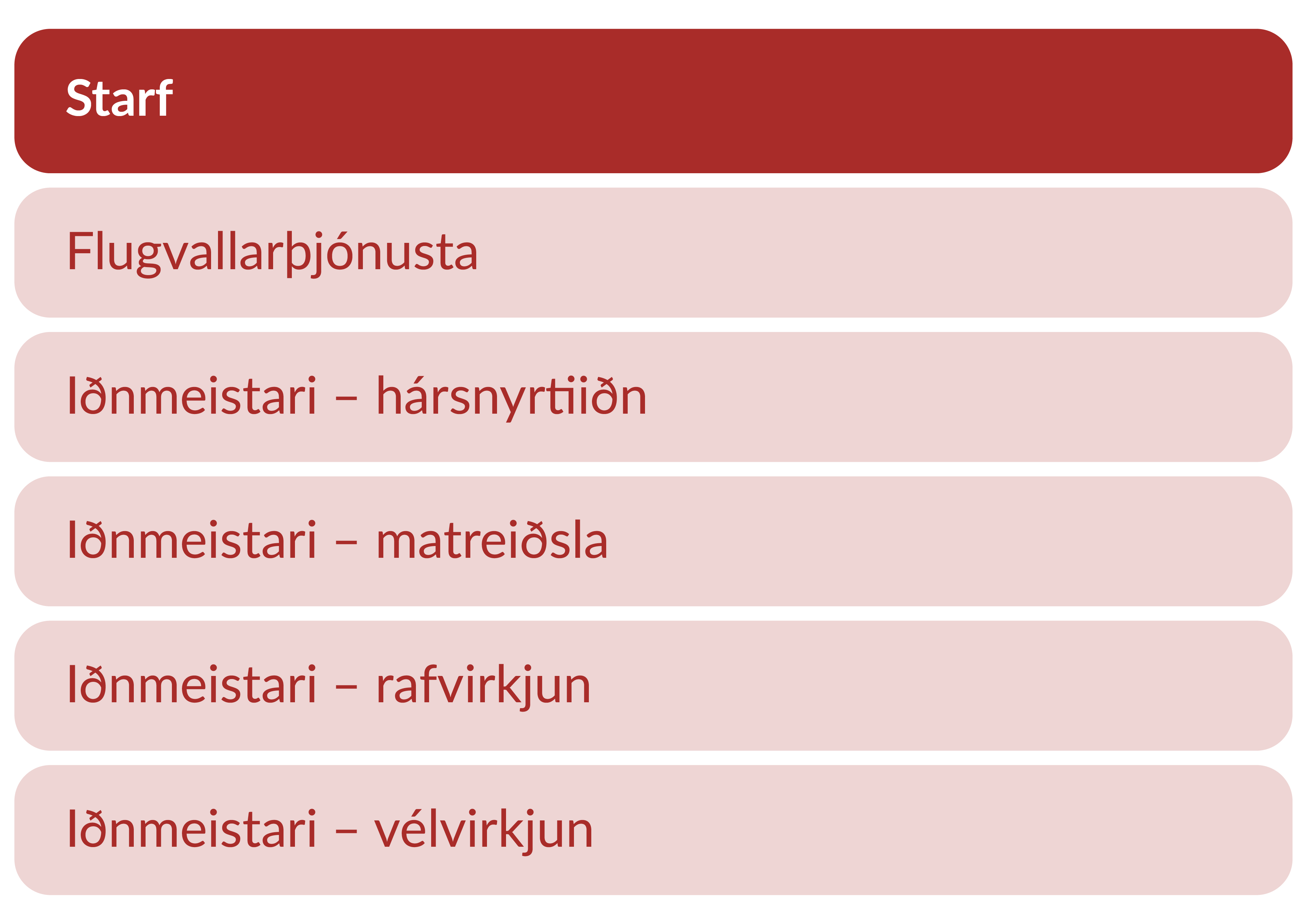 Hæfnigreiningar á árinu 2025 samkvæmt leið I